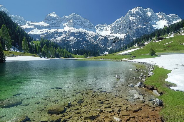 hermosa naturaleza de verano fotografía profesional