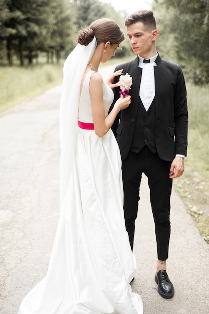 Hermosa novia el día de la boda