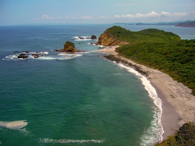 Hermosa playa Los Frailes en el Parque Nacional Machalilla, Ecuador