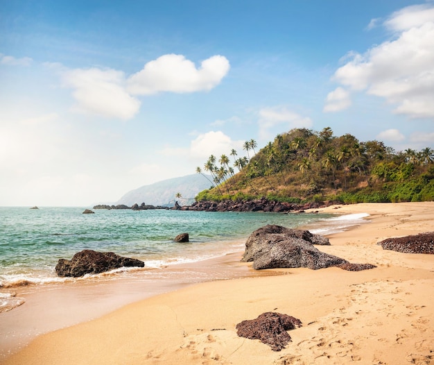 Hermosa playa de Goa