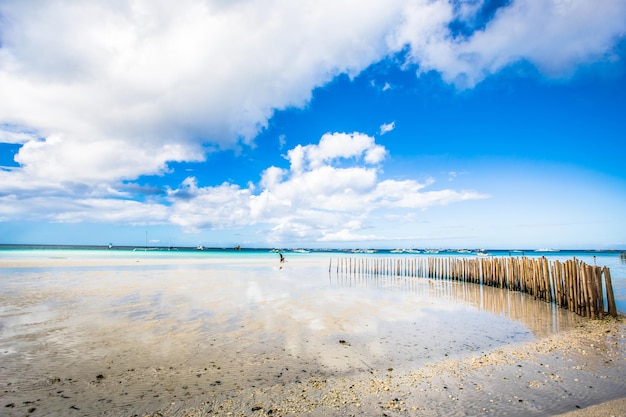 Hermosa playa en la isla de Boracay, Filipinas, Asia.