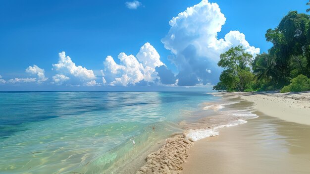 Foto la hermosa playa de la isla de praslin en las seychelles