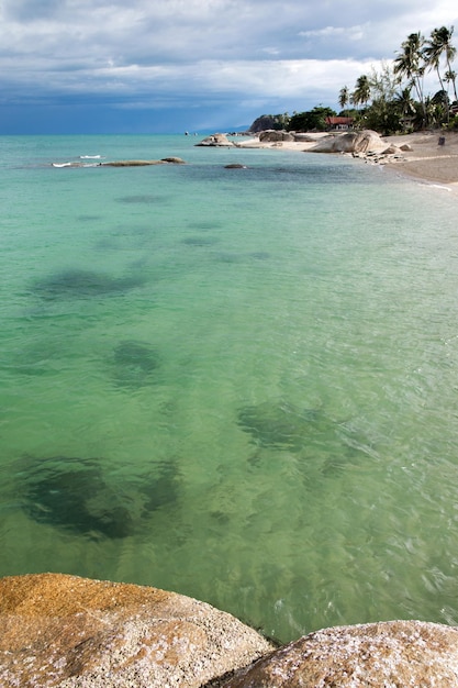 hermosa playa y mar tropical