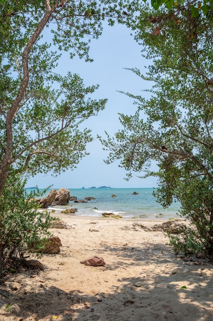 Hermosa playa y mar