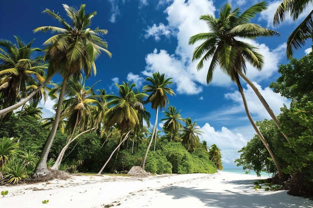 La hermosa playa tropical de Praslin en las Seychelles