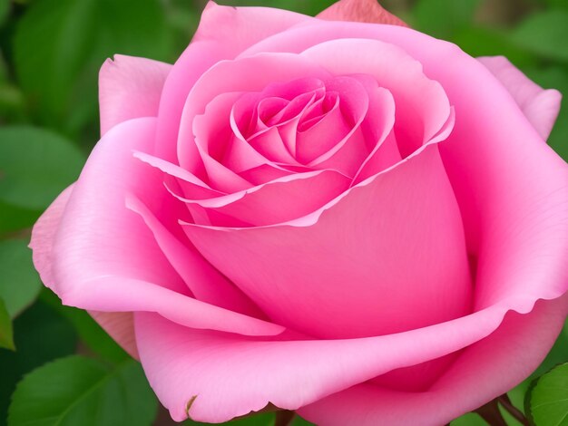 La hermosa rosa rosa