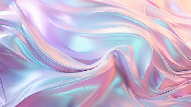 Hermosa textura holográfica en colores pastel