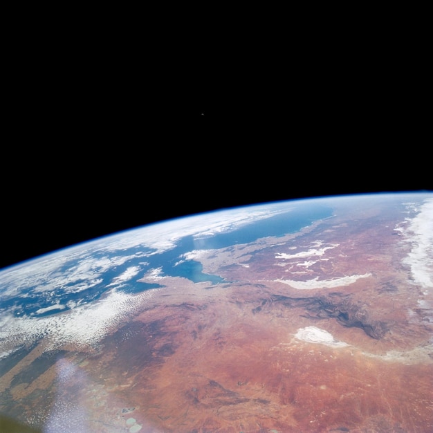 Foto hermosa tierra desde el espacio exterior