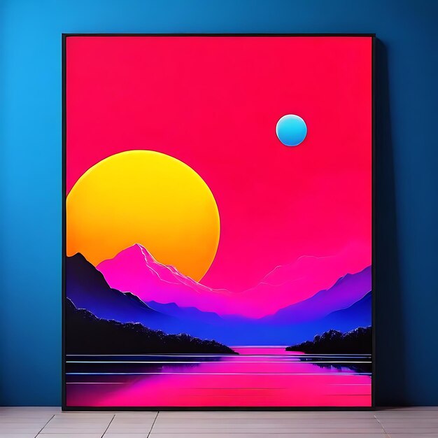 una hermosa toma de un fondo abstracto colorido con una ventana de madera