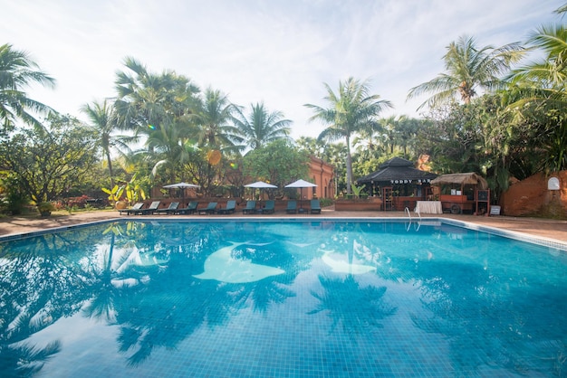 Una hermosa vista de Bagan Resort Hotel en Bagan Myanmar