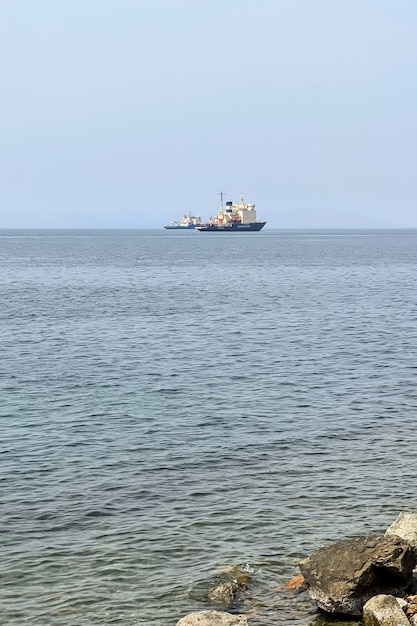 hermosa vista a la bahía y al mar