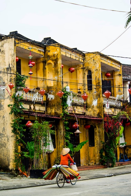 Una hermosa vista de la ciudad de Hoi An Vietnam