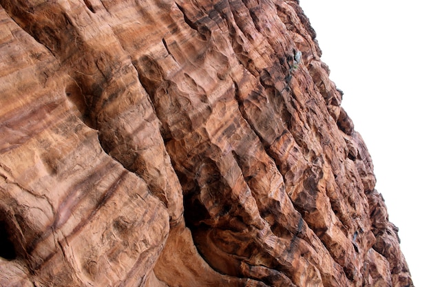 Hermosa vista de la colina de roca de Badami