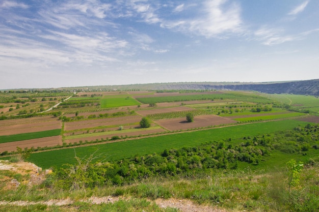 Hermosa vista del famoso destino turístico Old Orhei Vechi en Moldavia