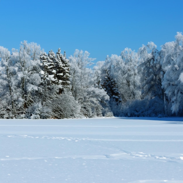 hermosa vista de invierno