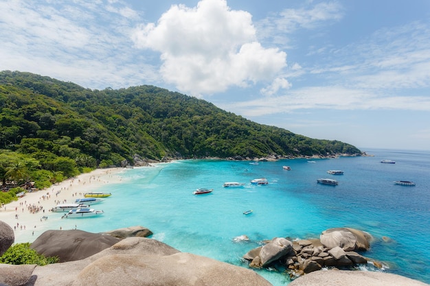 Hermosa vista en la isla de Similan No8