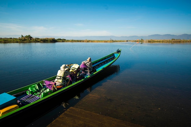 Una hermosa vista del lago Inle Myanmar