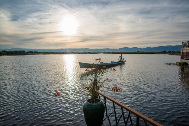 Una hermosa vista del lago Inle Myanmar