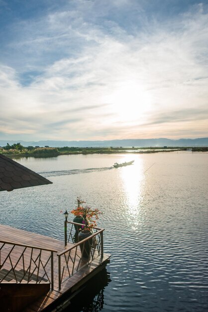 Una hermosa vista del lago Inle Myanmar