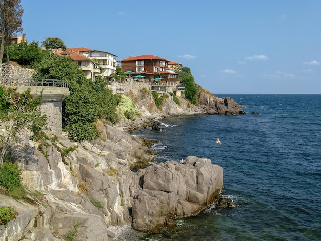 Hermosa vista de las olas del mar