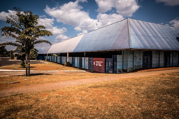 Una hermosa vista del Pabellón Brasilia Expo Center ubicado en Brasilia capital de Brasil