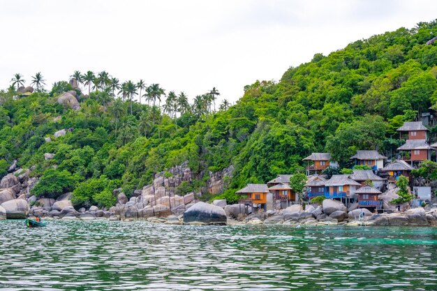 Hermosa vista del paisaje en Koh Tao Tailandia