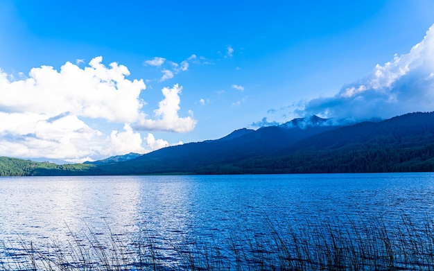 Hermosa vista del paisaje del lago Rara en Mugu, Nepal.