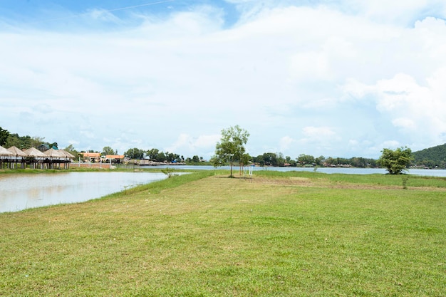 Hermosa vista del paisaje natural en la provincia de Kampot, Camboya