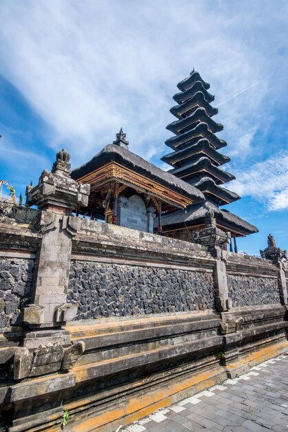 Una hermosa vista panorámica de bali indonesia