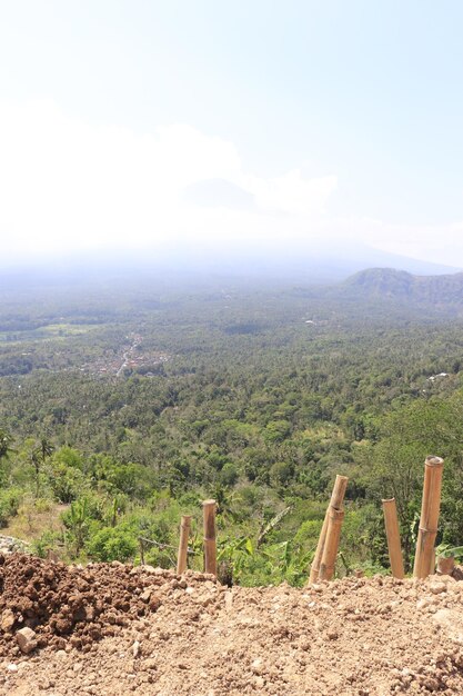 Una hermosa vista panorámica de bali indonesia