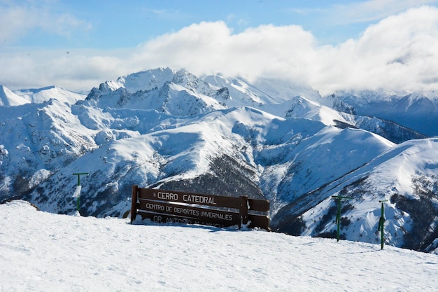 Una hermosa vista panorámica de Bariloche Argentina