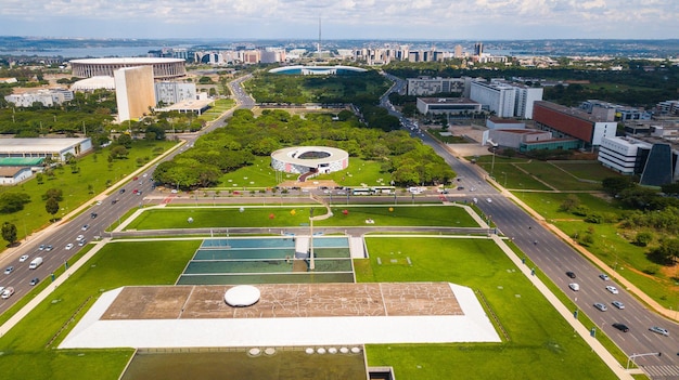 Una hermosa vista panorámica de Brasilia Brasil