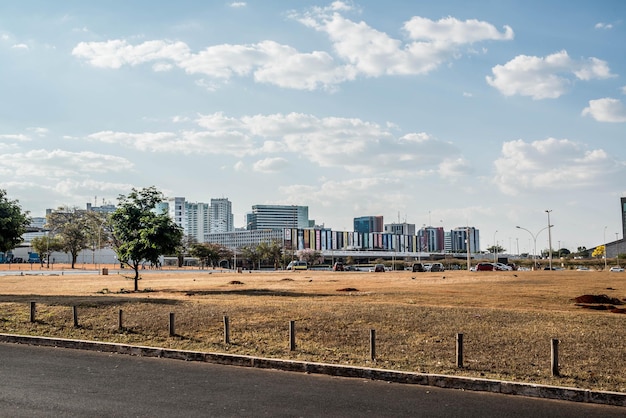 Una hermosa vista panorámica de Brasilia capital de Brasil