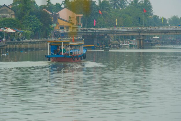 Una hermosa vista panorámica de la ciudad de Hoi An Vietnam