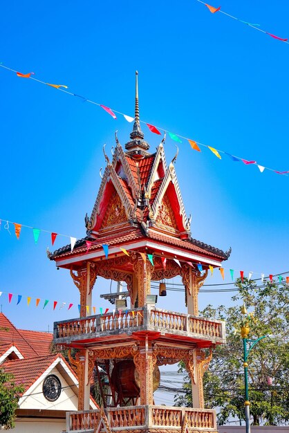 Una hermosa vista panorámica de la ciudad de Nong Khai en Tailandia