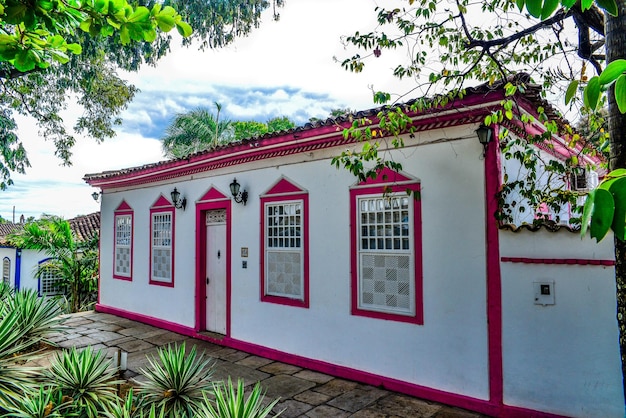 Una hermosa vista panorámica de la ciudad de Pirenopolis ubicada en Goias Estate Brasil