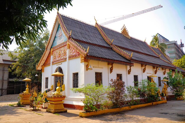 Una hermosa vista panorámica de la ciudad de Vientiane en Laos