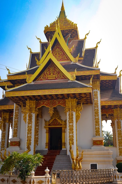 Una hermosa vista panorámica de la ciudad de Vientiane en Laos