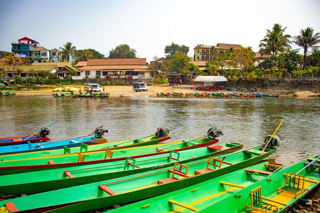 Una hermosa vista panorámica de la ciudad de Vientiane en Laos