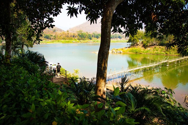 Una hermosa vista panorámica de la ciudad de Vientiane ubicada en Laos