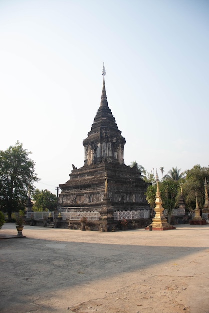 Una hermosa vista panorámica de Luang Prabang en Laos