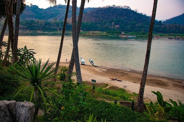 Una hermosa vista panorámica de Luang Prabang Laos