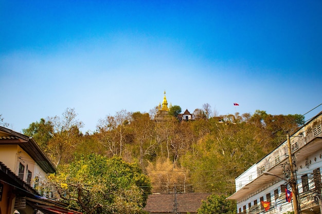 Una hermosa vista panorámica de Luang Prabang Laos