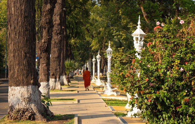 Una hermosa vista panorámica de Siem Reap en Camboya