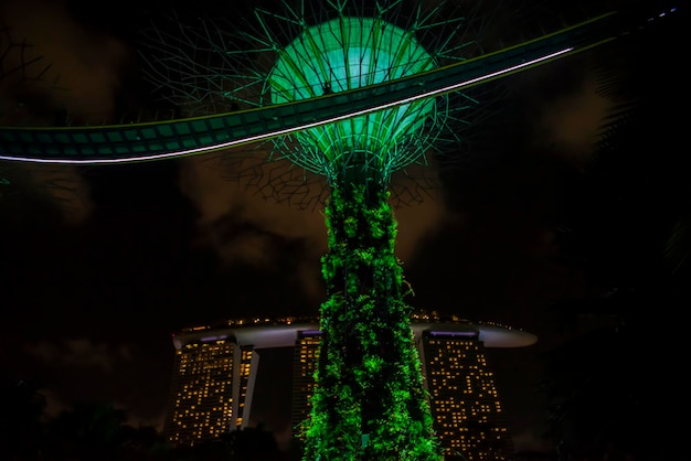 Una hermosa vista panorámica de Singapur