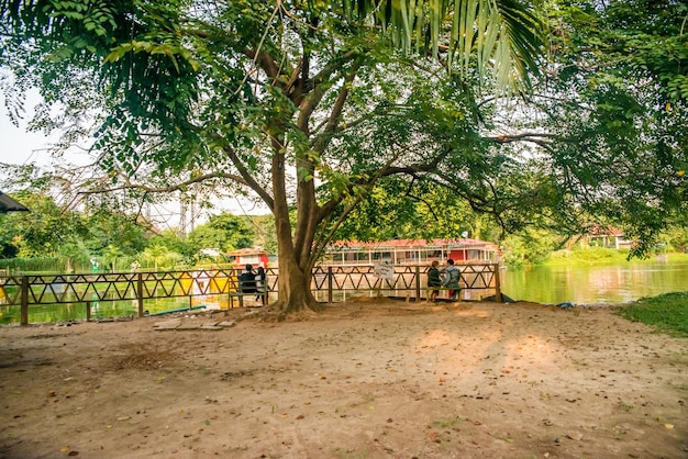 Una hermosa vista panorámica de Yangon Myanmar