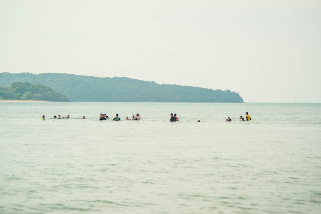 Una hermosa vista de Pantai Cenang Beach Langkawi Malasia