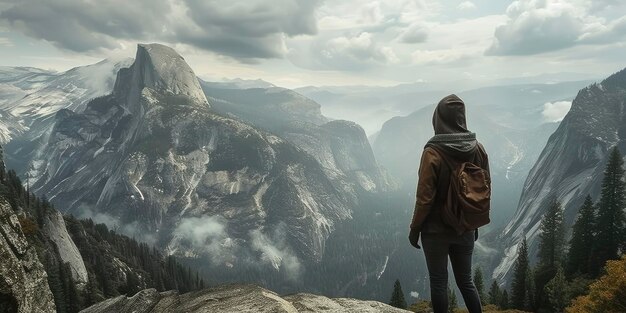 Una hermosa vista de los picos de las montañas