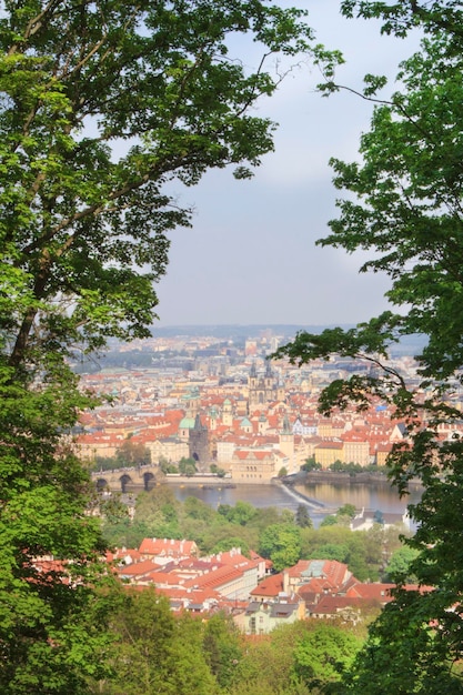 Hermosa vista Praga, República Checa