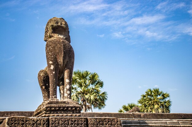 Una hermosa vista del templo de Angkor Wat ubicado en Siem Reap Camboya